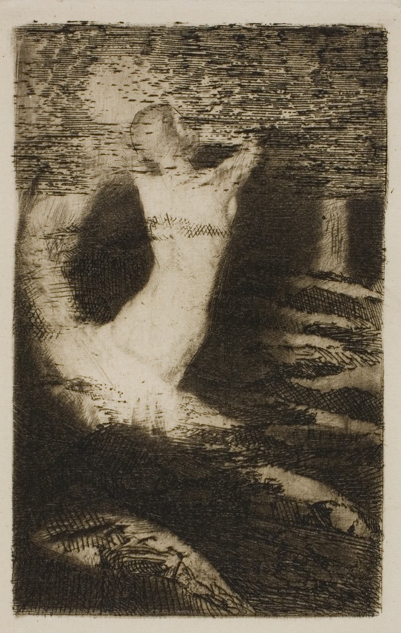 灵魂的流逝 作者 奥迪隆·雷顿（Odilon Redon）