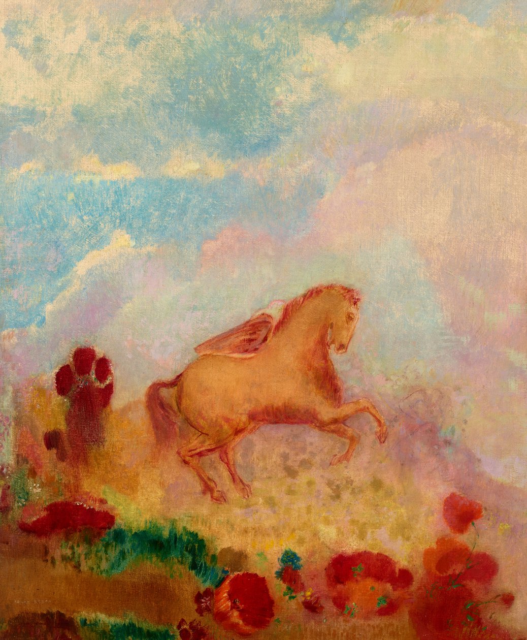 飞马 作者 奥迪隆·雷顿（Odilon Redon）