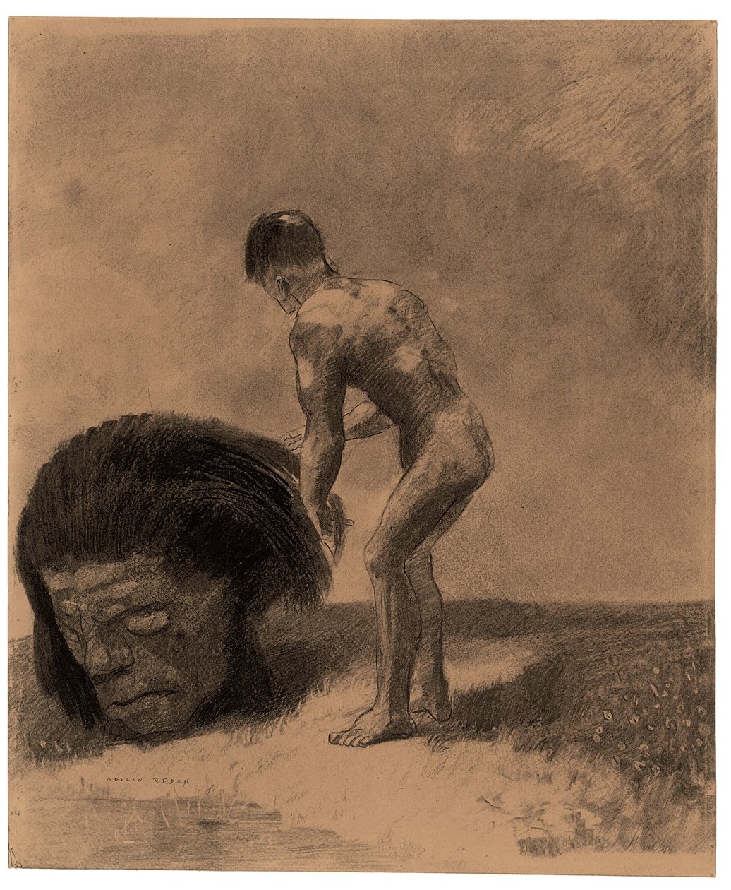 原始存在 作者 奥迪隆·雷顿（Odilon Redon）