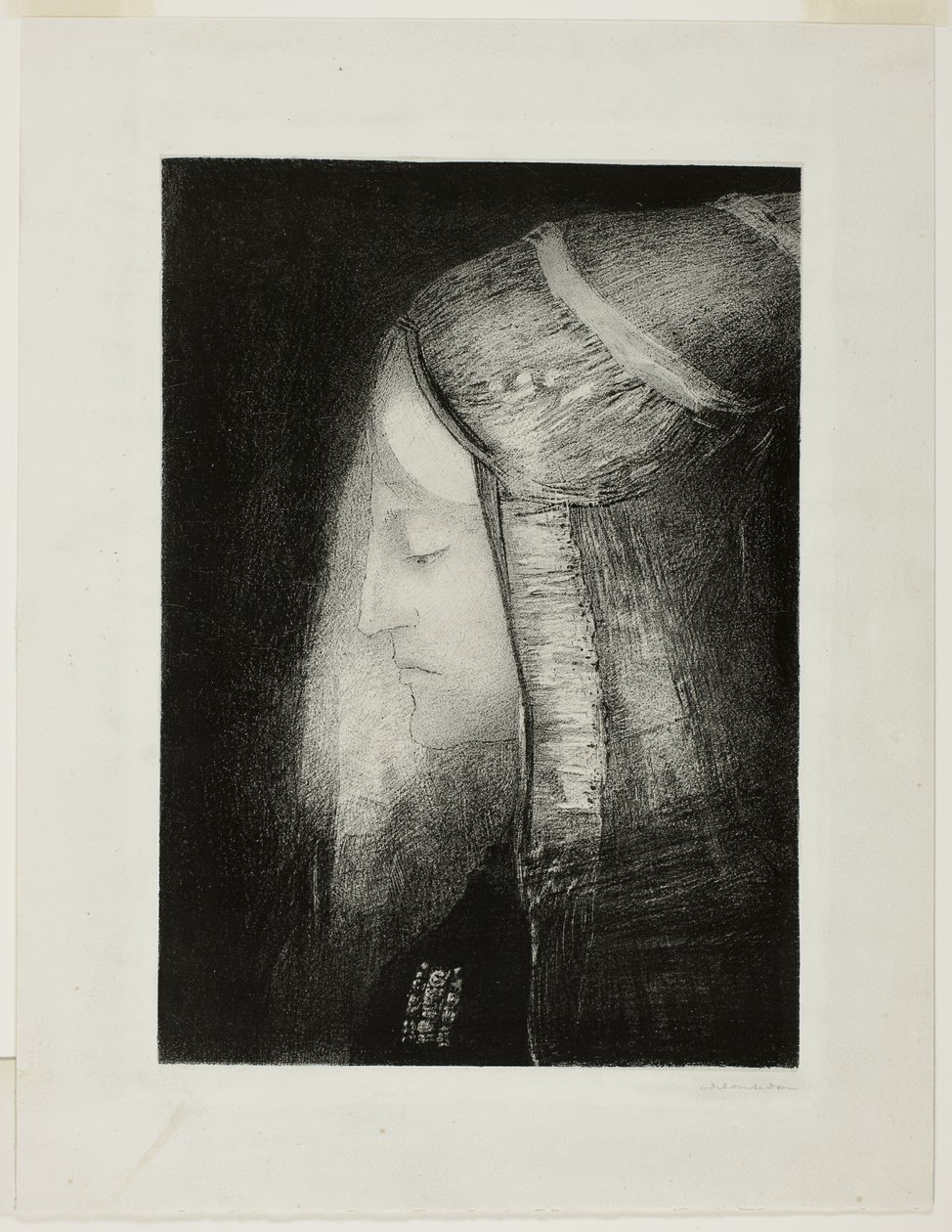 光的轮廓 作者 奥迪隆·雷顿（Odilon Redon）