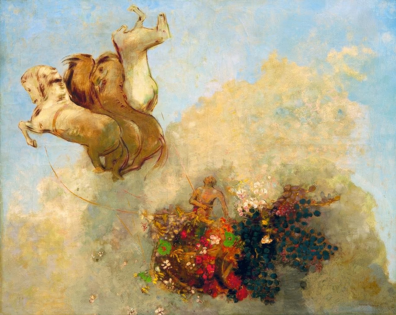 Quadrige 作者 奥迪隆·雷顿（Odilon Redon）