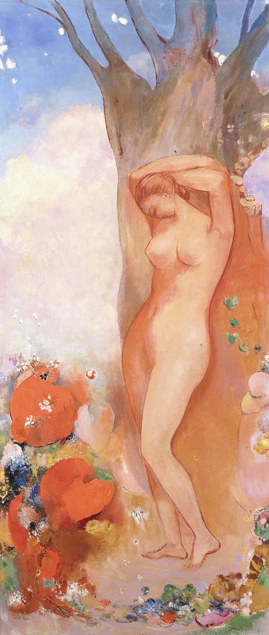 重生，约1908年 作者 奥迪隆·雷顿（Odilon Redon）