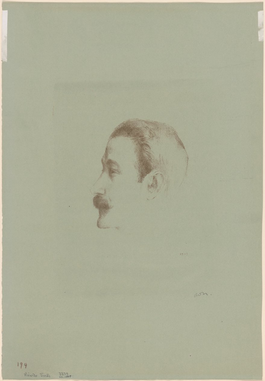 里卡多-比涅斯 作者 奥迪隆·雷顿（Odilon Redon）