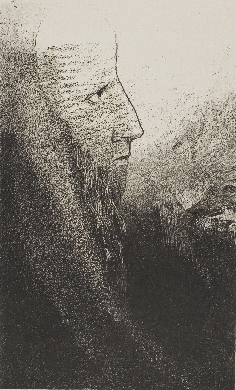 圣安东尼："救救我，我的上帝！"，第 24 版之 2 作者 奥迪隆·雷顿（Odilon Redon）