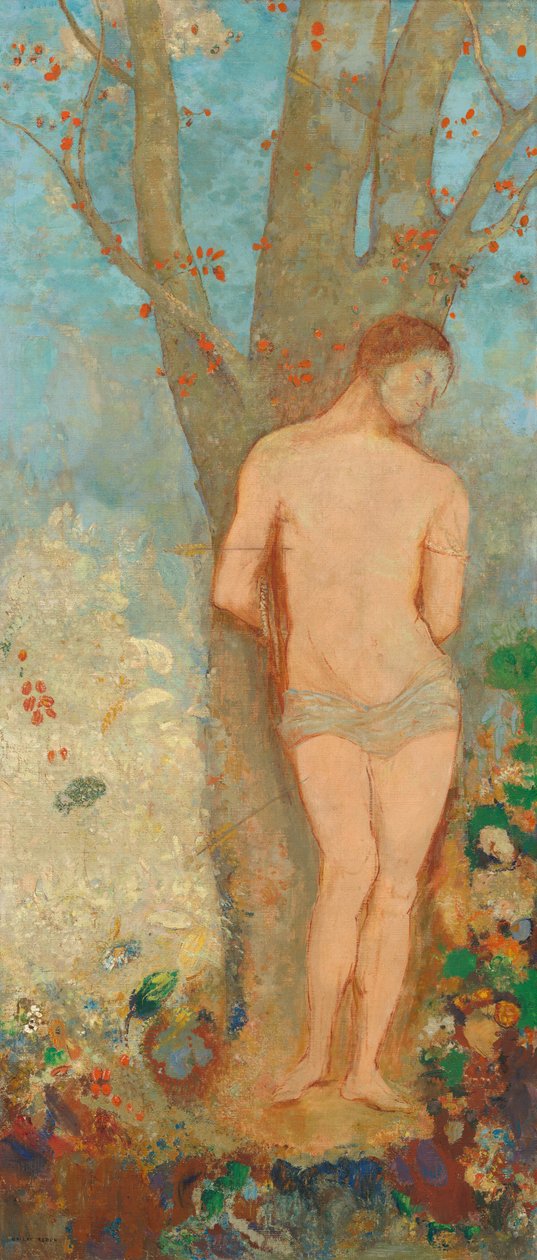 圣塞巴斯蒂安，19101912。 作者 奥迪隆·雷顿（Odilon Redon）