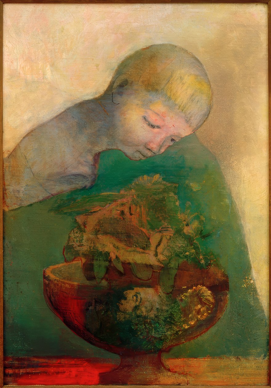 成为壳 作者 奥迪隆·雷顿（Odilon Redon）