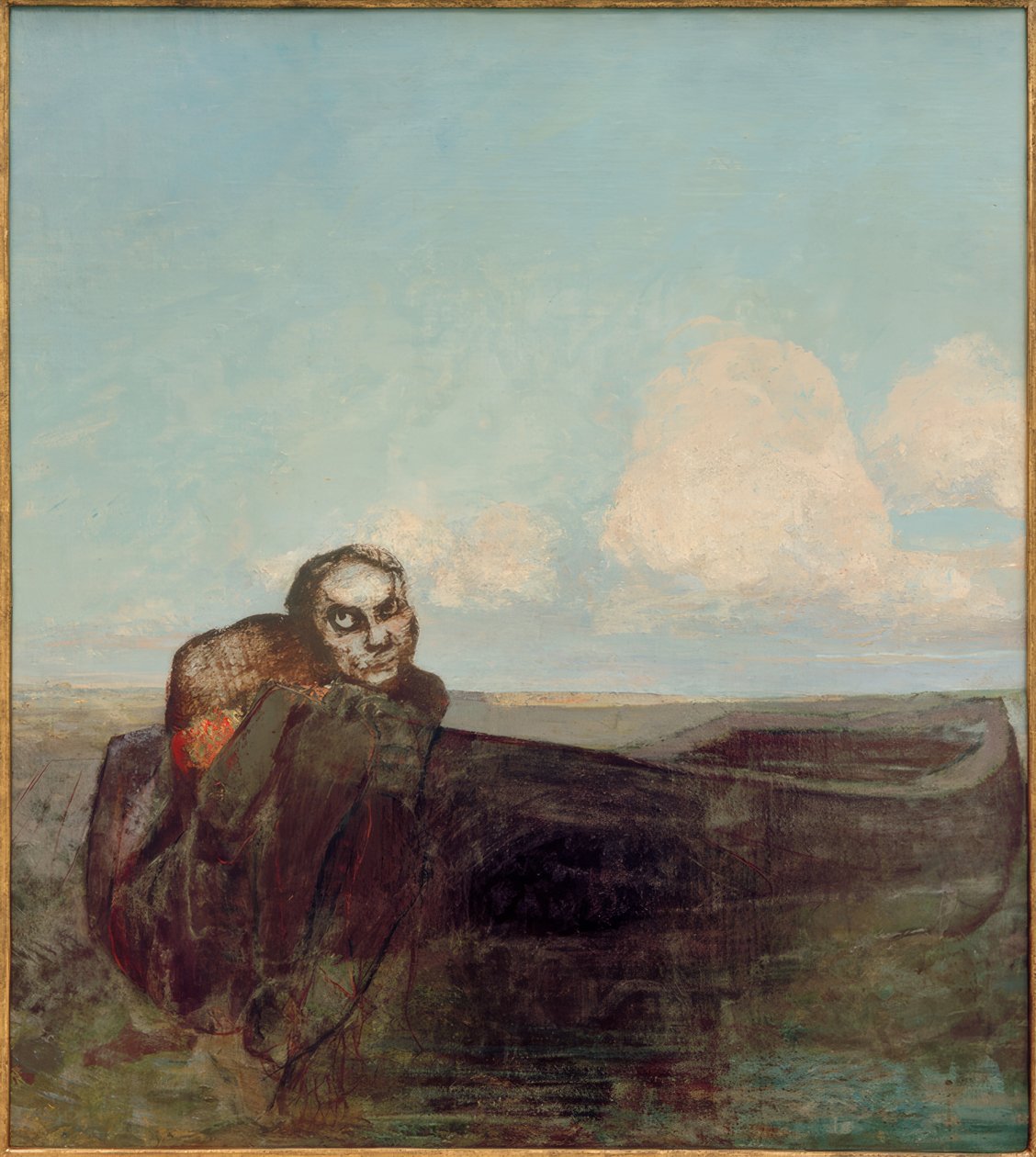 命运天使 作者 奥迪隆·雷顿（Odilon Redon）