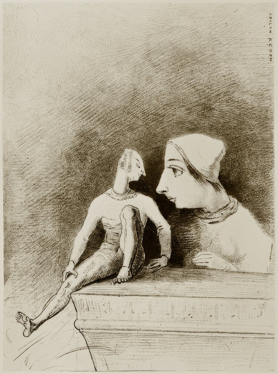 阿谀 作者 奥迪隆·雷顿（Odilon Redon）