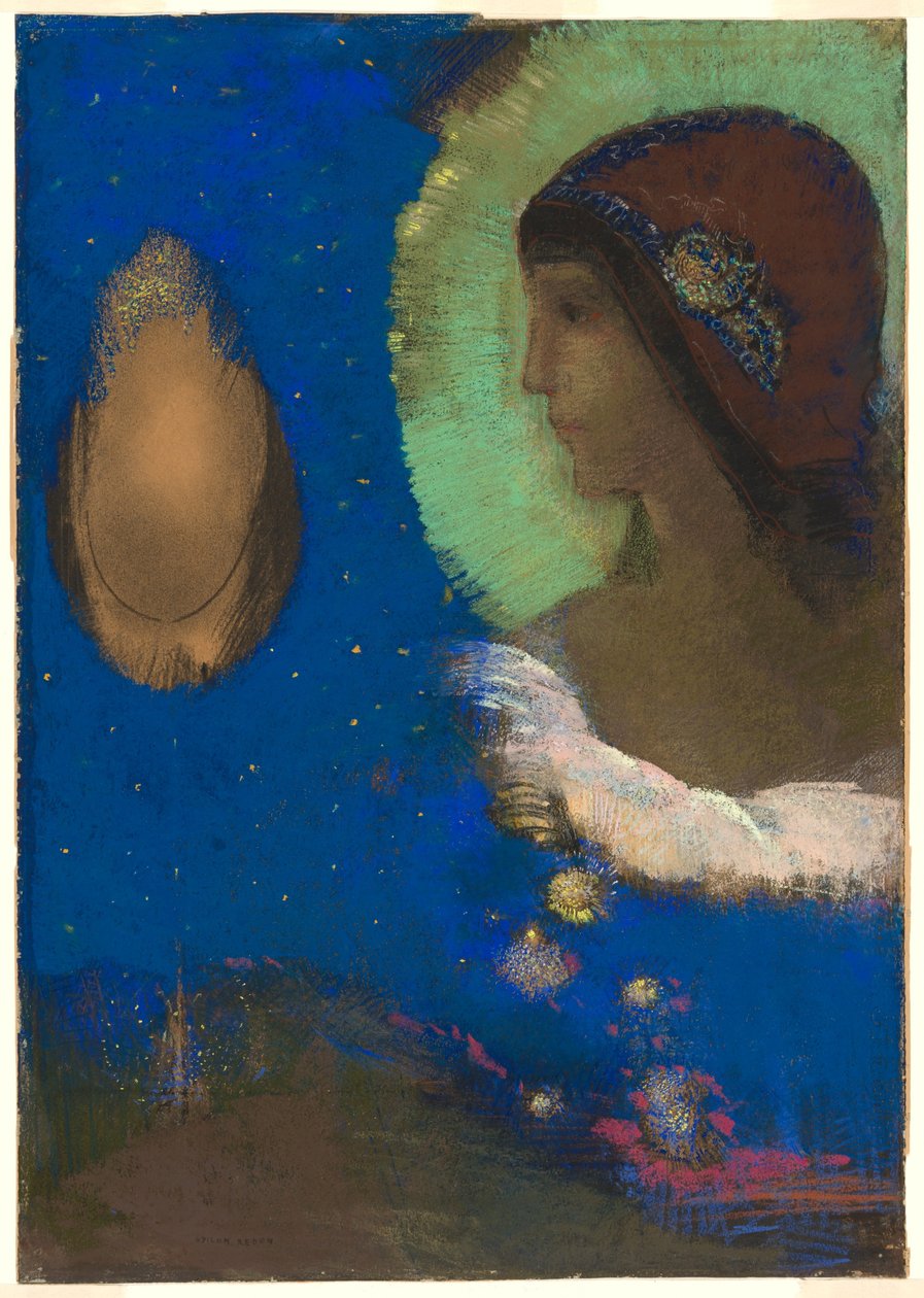 西塔 作者 奥迪隆·雷顿（Odilon Redon）