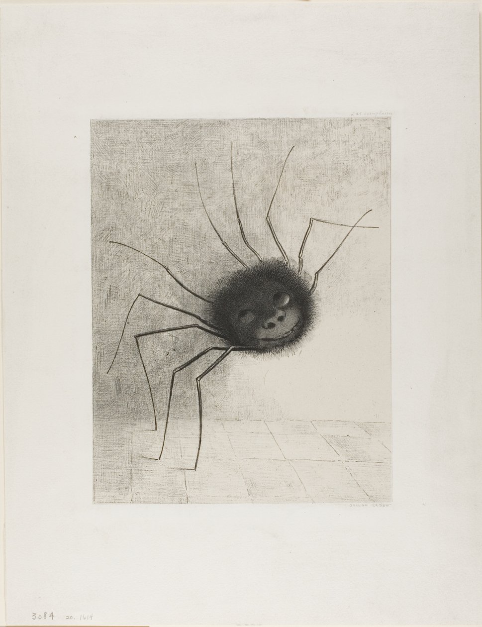 蜘蛛 作者 奥迪隆·雷顿（Odilon Redon）