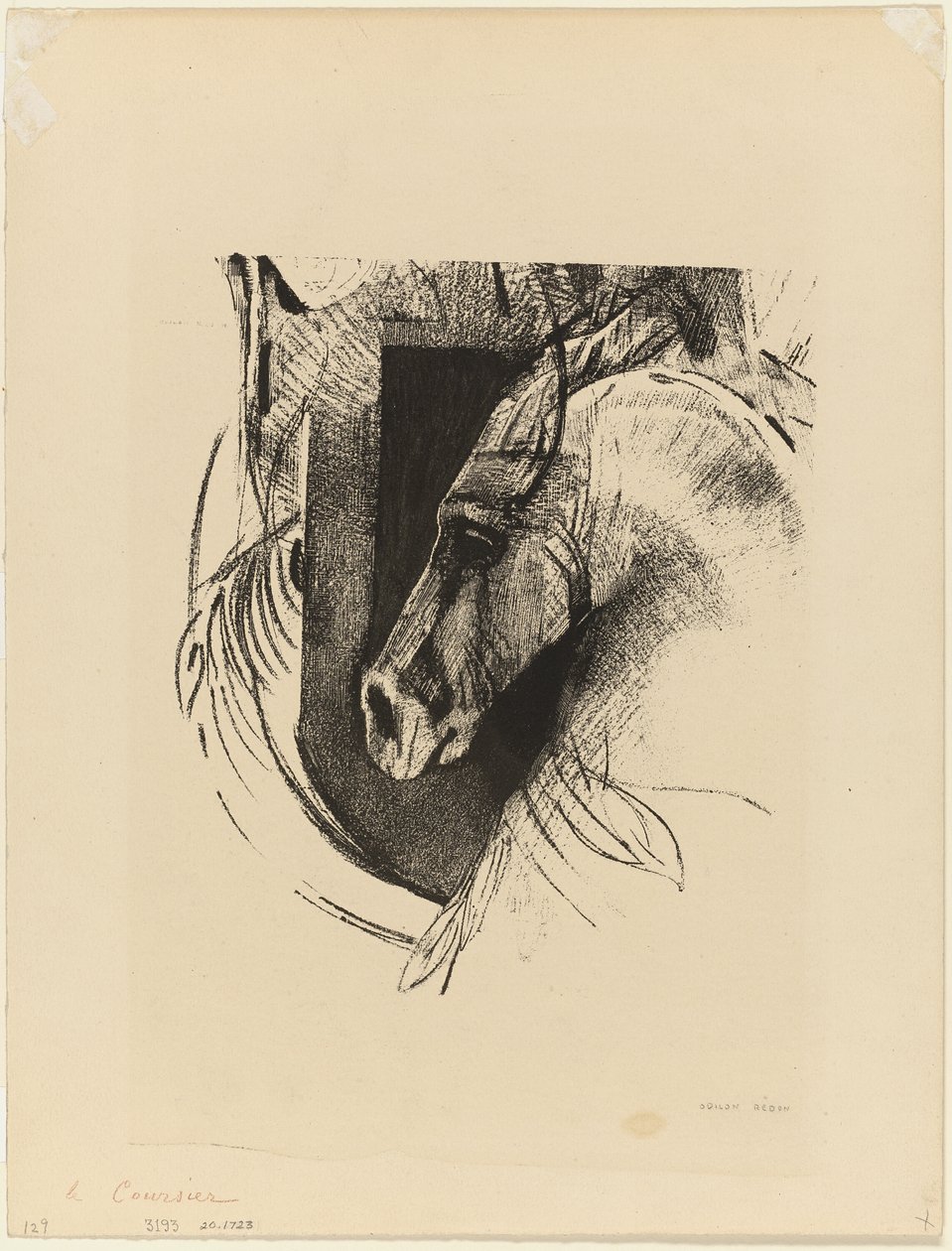 充电器 作者 奥迪隆·雷顿（Odilon Redon）