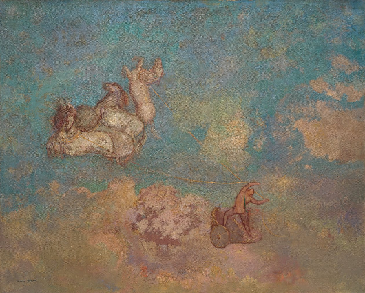 1905-16年的阿波罗战车。 作者 奥迪隆·雷顿（Odilon Redon）