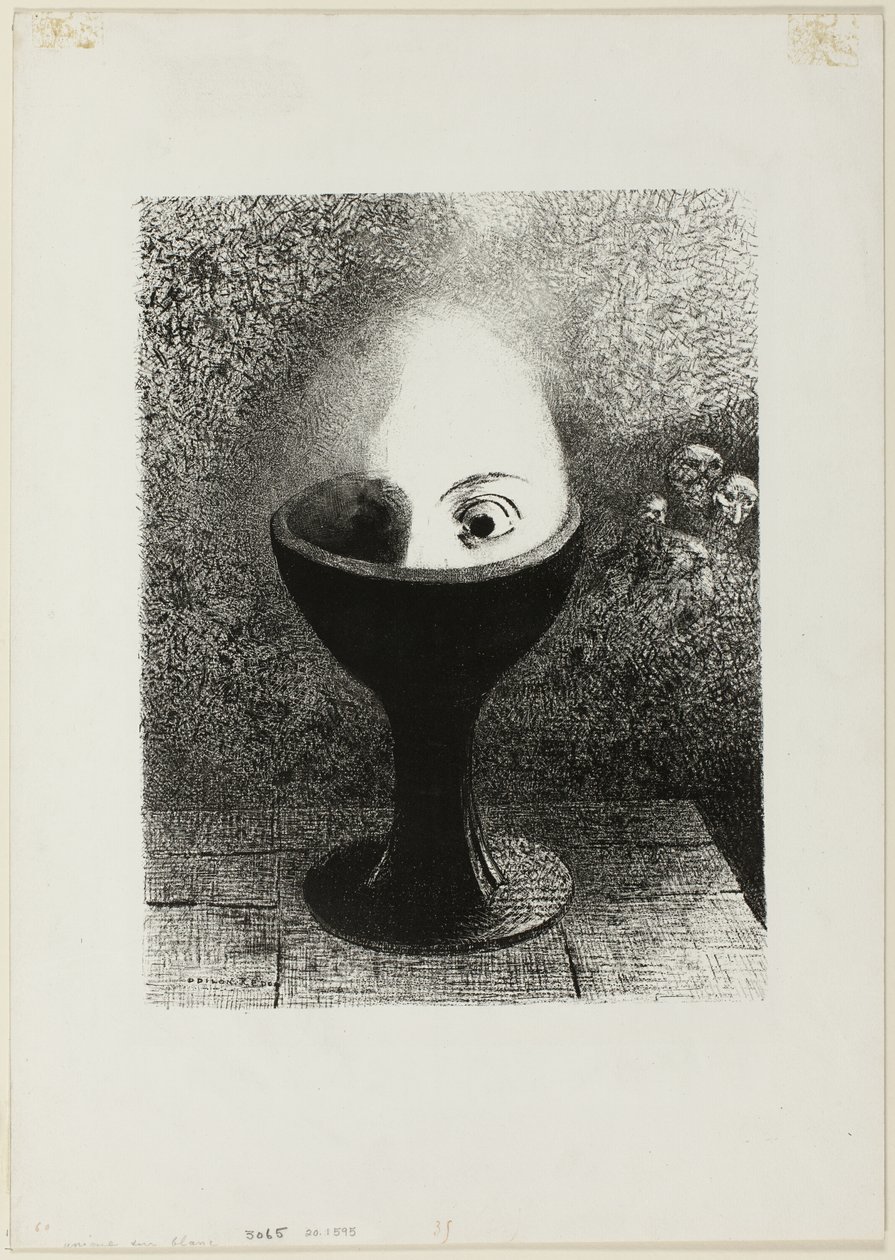 鸡蛋 作者 奥迪隆·雷顿（Odilon Redon）