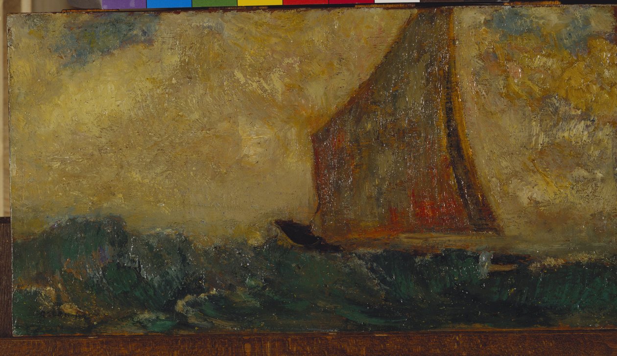 神秘船 作者 奥迪隆·雷顿（Odilon Redon）