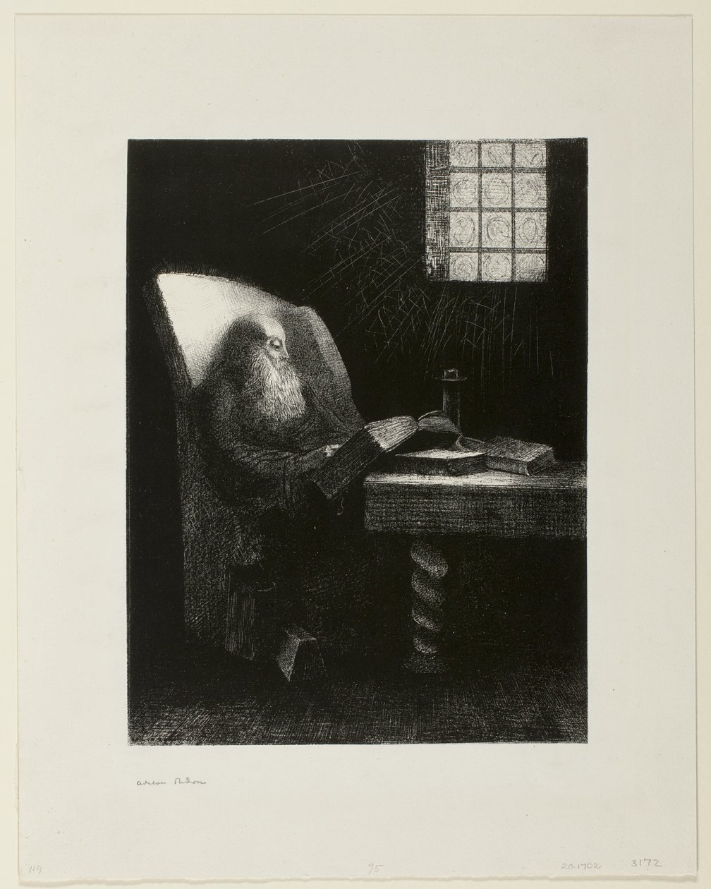 读者 作者 奥迪隆·雷顿（Odilon Redon）