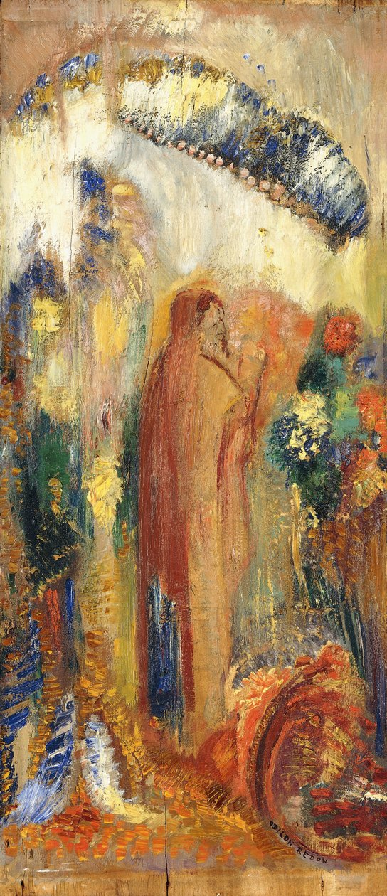 讲道 作者 奥迪隆·雷顿（Odilon Redon）