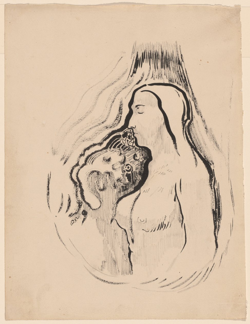 影子 作者 奥迪隆·雷顿（Odilon Redon）