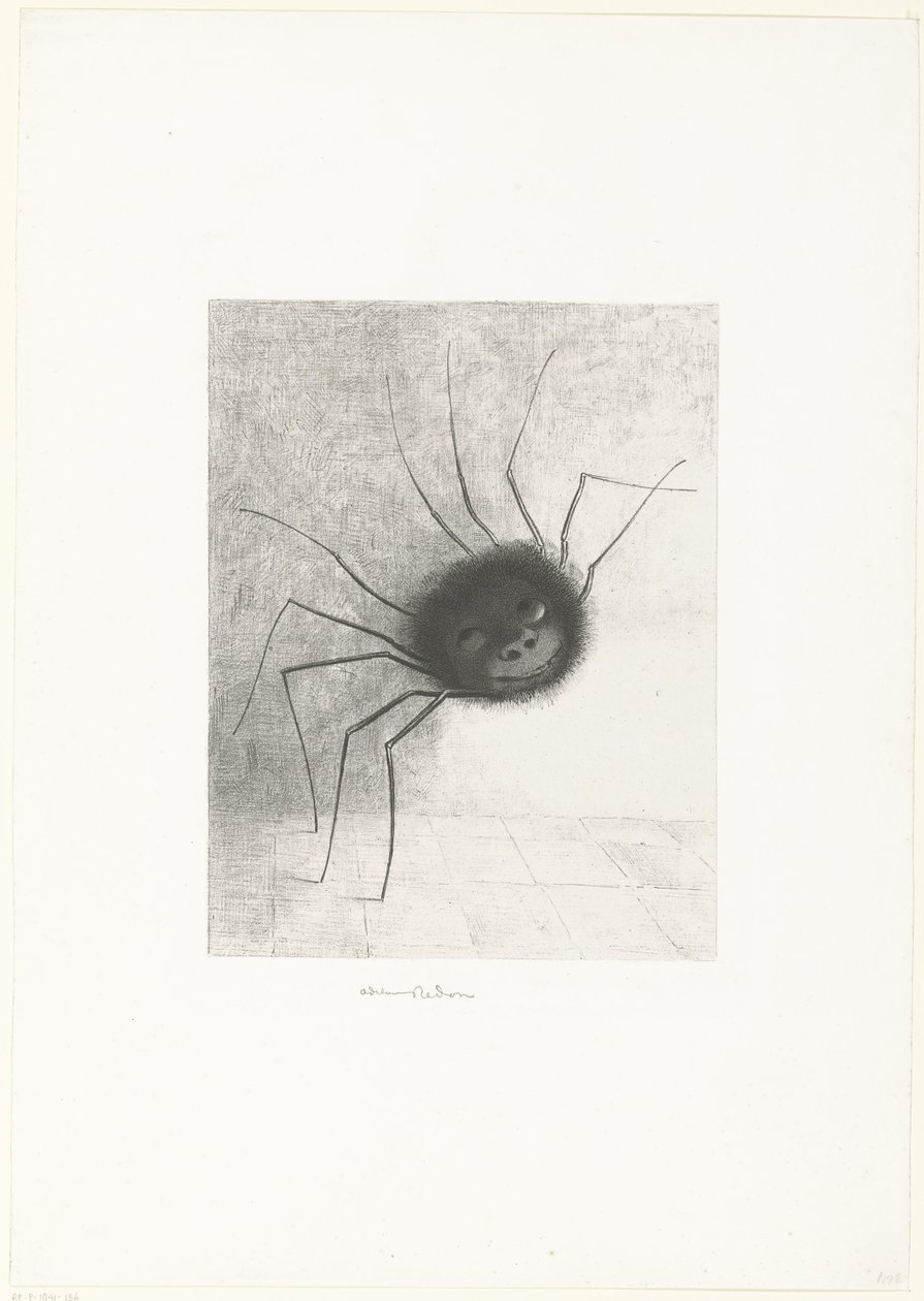The Spider 作者 奥迪隆·雷顿（Odilon Redon）