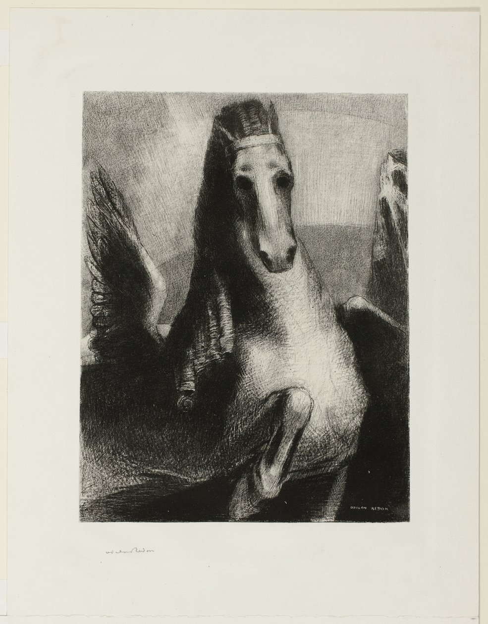 翼 作者 奥迪隆·雷顿（Odilon Redon）