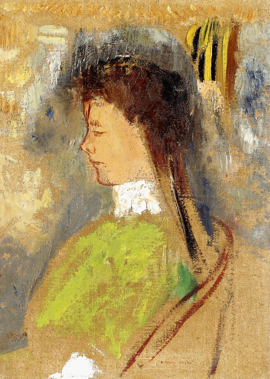 Violette Heymann，约1910年 作者 奥迪隆·雷顿（Odilon Redon）