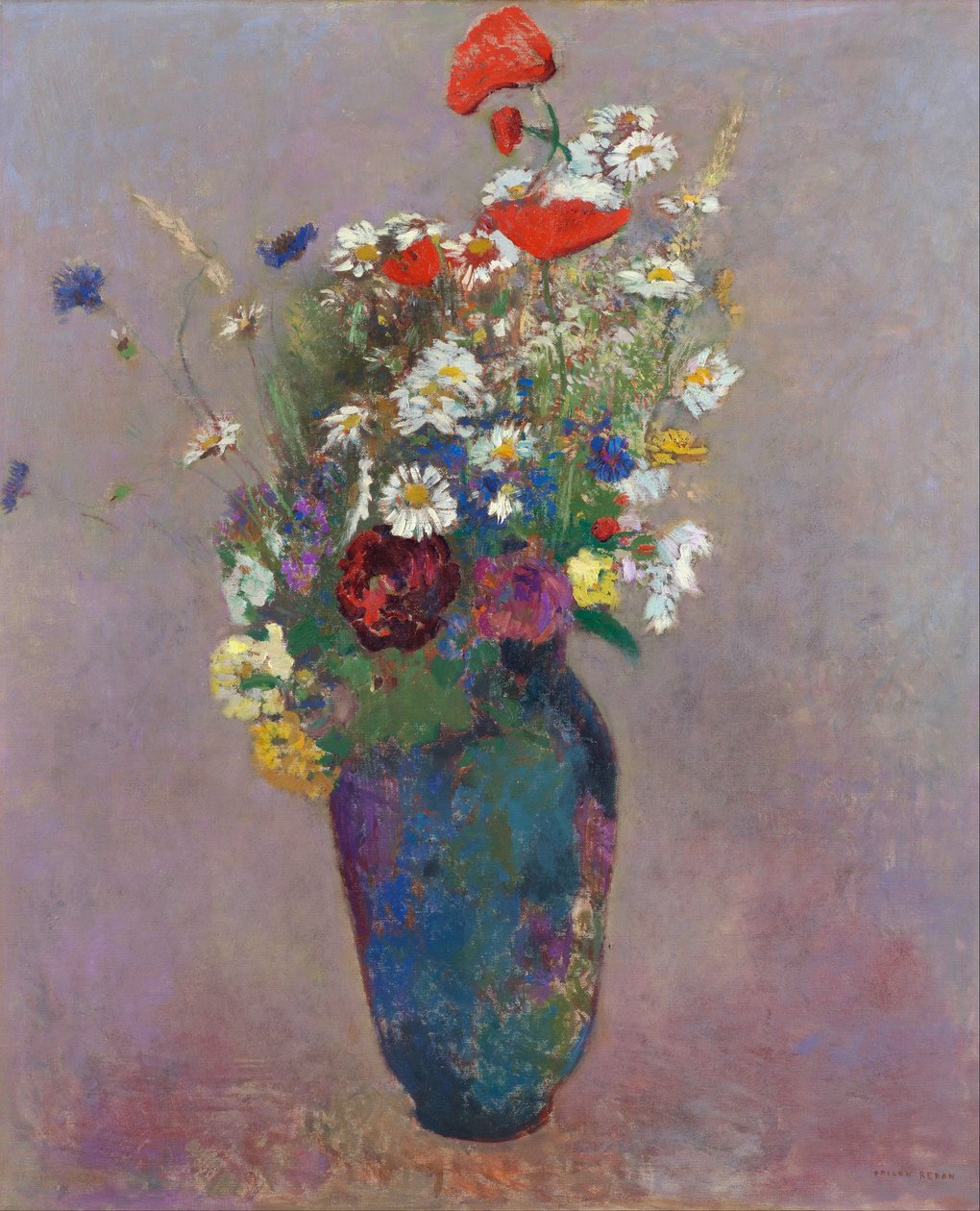 愿景：花瓶与雷东，奥迪隆（1840-1916） 作者 奥迪隆·雷顿（Odilon Redon）