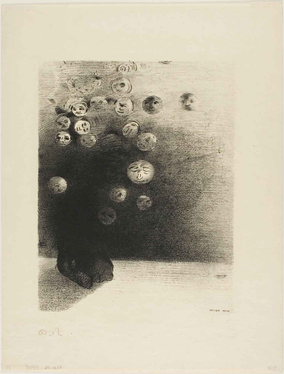 为什么不存在一个看不见的世界......？ 作者 奥迪隆·雷顿（Odilon Redon）
