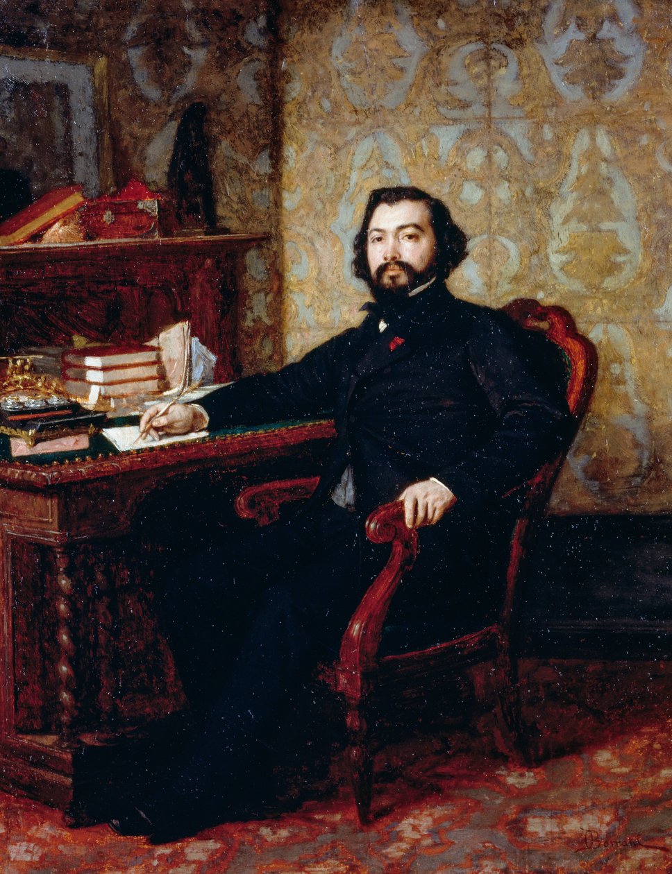 律师阿里斯蒂德-米内利肖像》，奥多尔多-博拉尼（1833-1905 年）创作，油画，40.5x32.5 厘米 作者 奥多亚多·波拉尼（Odoardo Borrani）