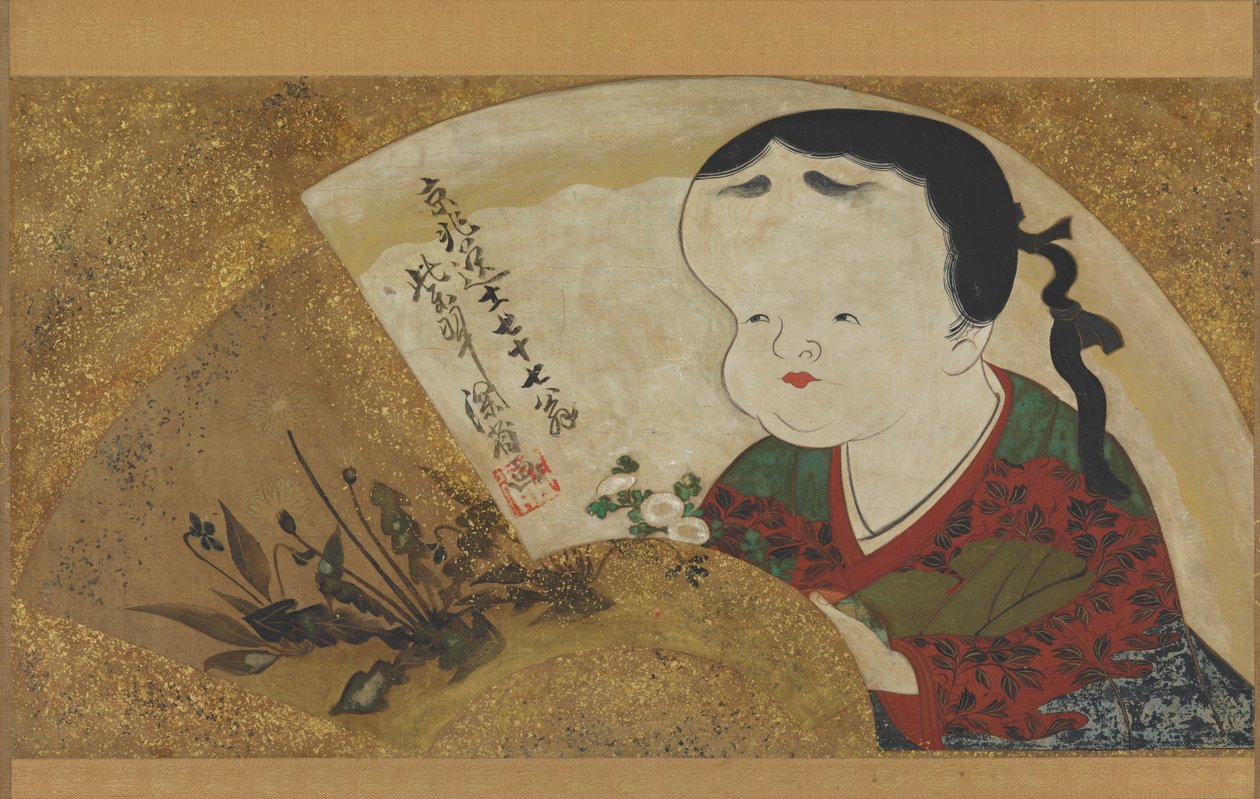 乌苏米-大龟和花，18-19世纪。 作者 绪方贤三