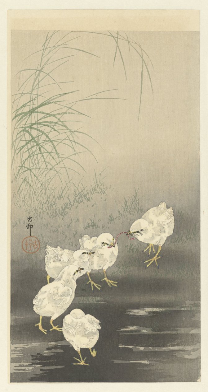 小鸡和虫子 作者 大原功臣