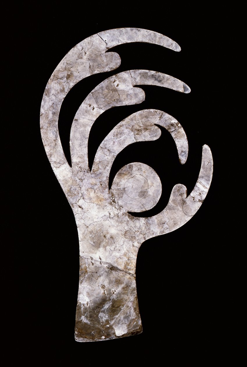 鸟爪镂空，200 BC-400 AD（云母） 作者 俄亥俄州合和文化