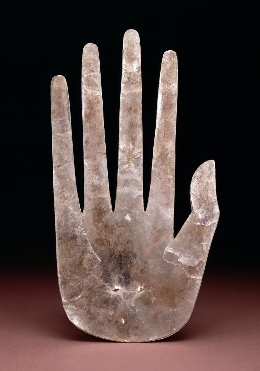手形切口，200 BC-400 AD（云母） 作者 俄亥俄州合和文化