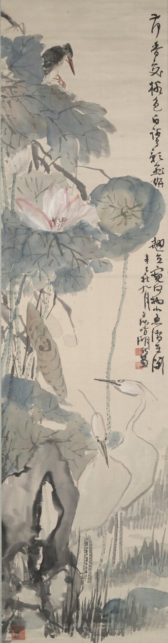 莲花白鹭 作者 奥原精工