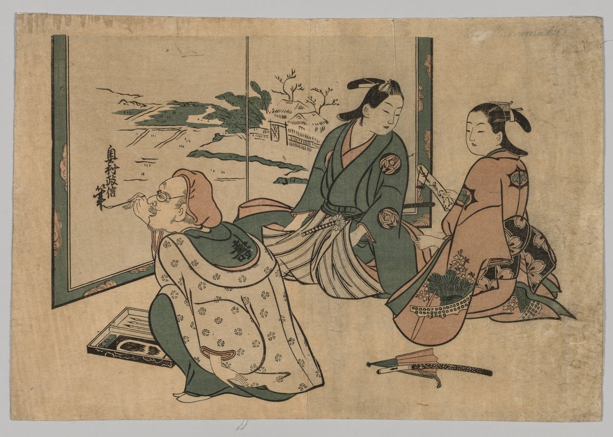 无标题，1742-1755年。 作者 奥村昌信