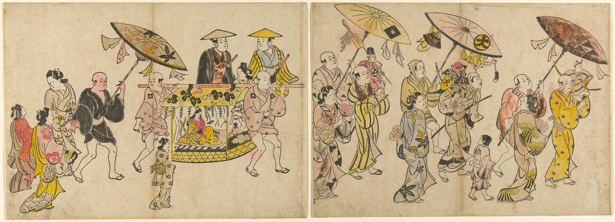 木偶游行 作者 奥村昌信