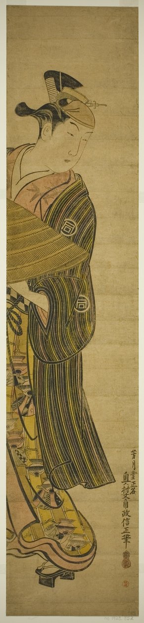 演员 佐野川市松 I 作者 奥村昌信