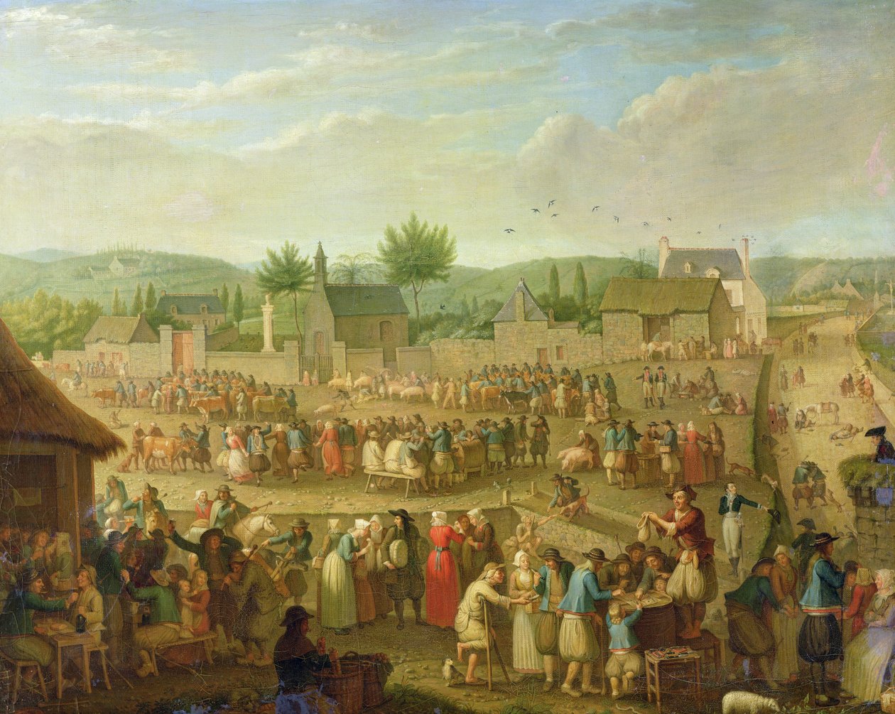 坎佩尔展览会，1810年 作者 奥利维尔·佩林（Olivier Perrin）