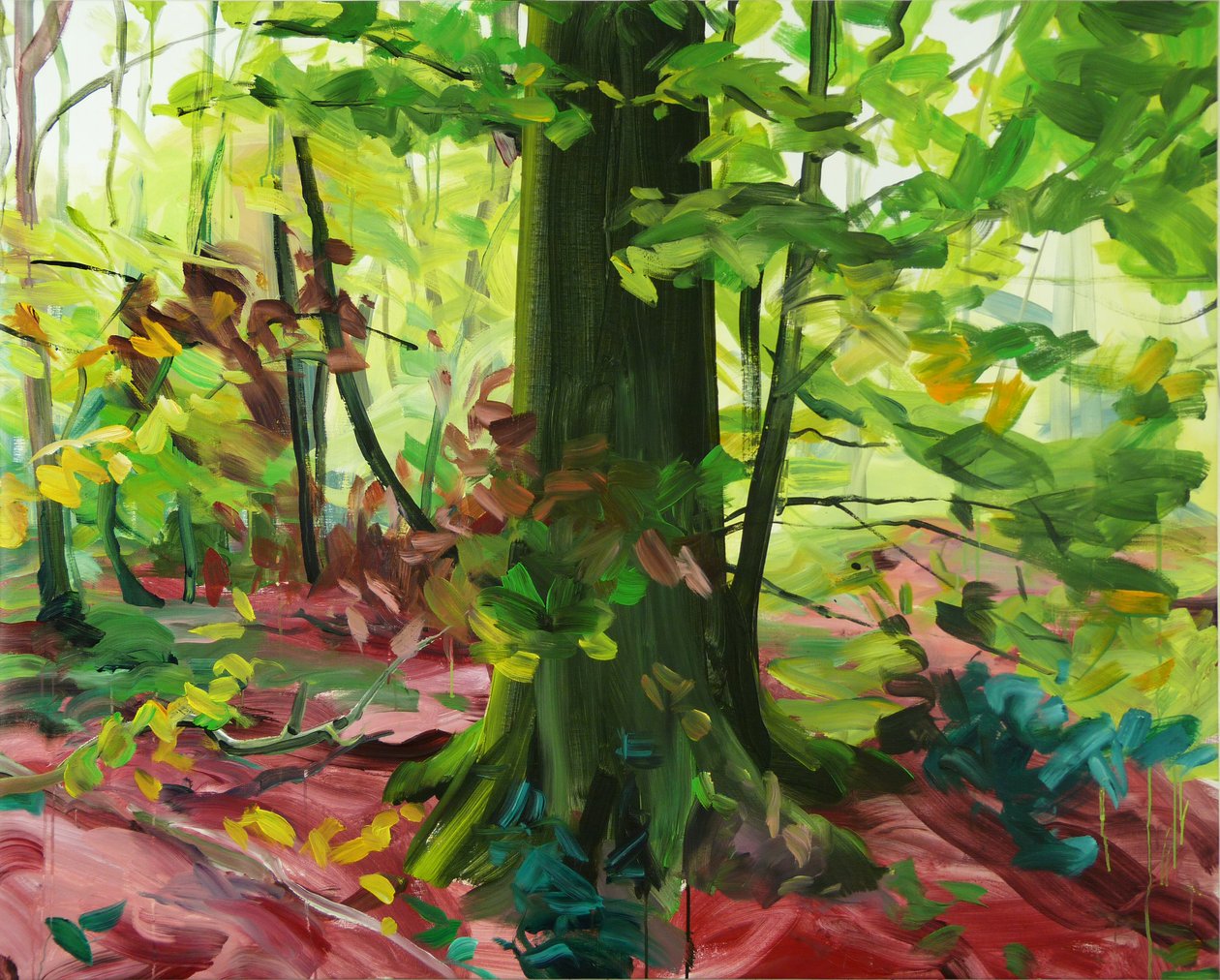 2014年3月Forett（布面丙烯） 作者 奥利维尔·莫雷尔（Olivier Morel）