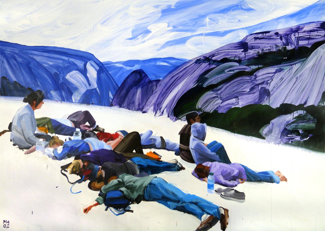 新世界》，2012 年（丙烯酸画布） 作者 奥利维尔·莫雷尔（Olivier Morel）