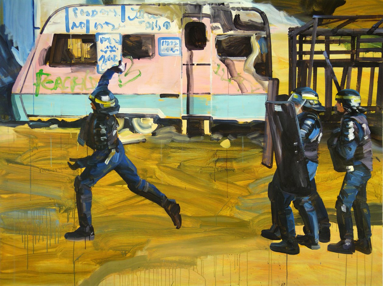 丛林之书》，2016 年（丙烯酸画布） 作者 奥利维尔·莫雷尔（Olivier Morel）