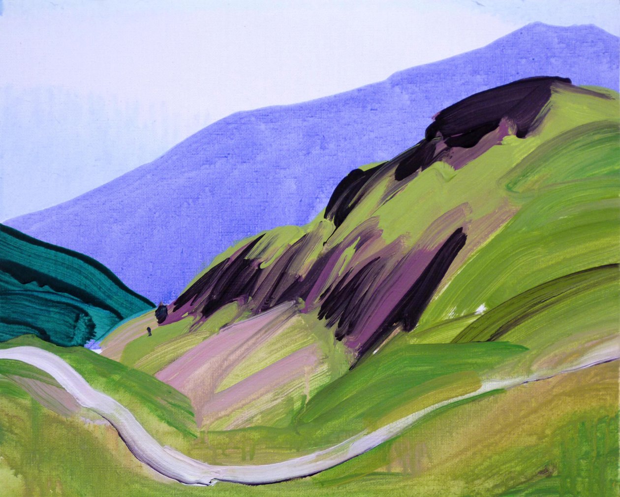 Leukerbad 12，2012 年（丙烯酸画布） 作者 奥利维尔·莫雷尔（Olivier Morel）