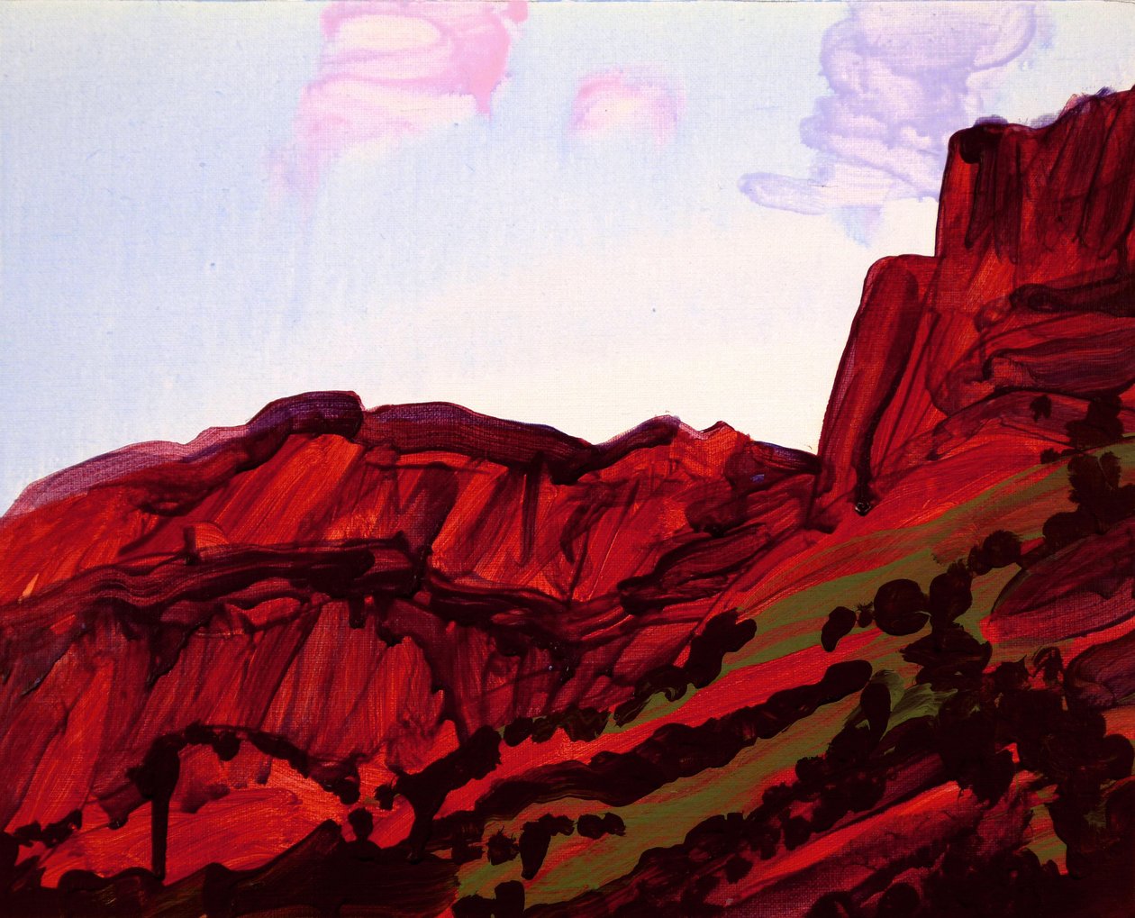 Leukerbad 16，2012 年（丙烯酸画布） 作者 奥利维尔·莫雷尔（Olivier Morel）