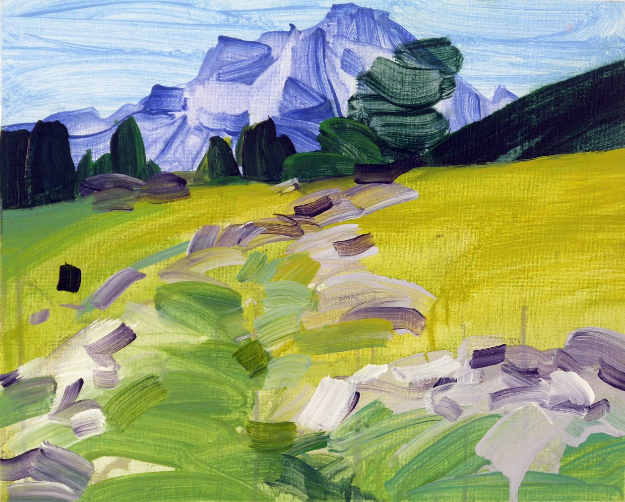 Leukerbad 36，2017（丙烯酸画布） 作者 奥利维尔·莫雷尔（Olivier Morel）