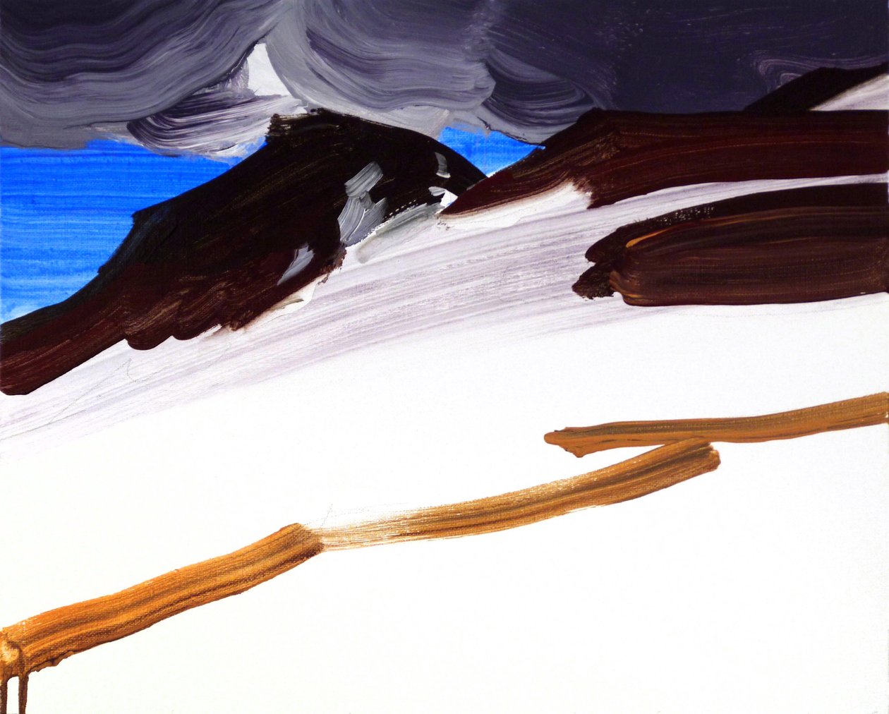 Leukerbad 6，2012 年（丙烯酸画布） 作者 奥利维尔·莫雷尔（Olivier Morel）