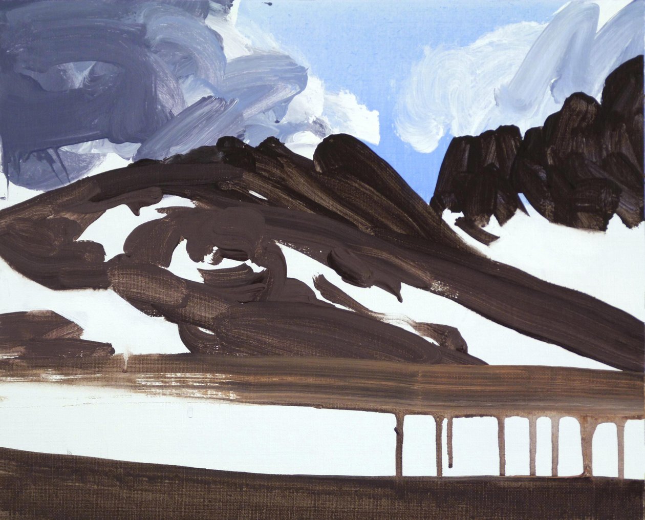 Leukerbad 7，2012 年（丙烯酸画布） 作者 奥利维尔·莫雷尔（Olivier Morel）