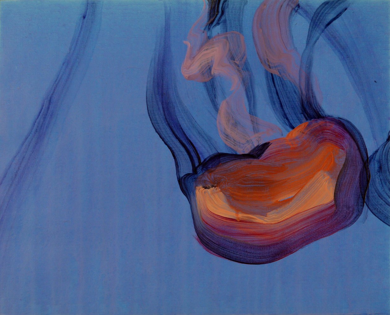Méduses 5，2013 年（丙烯酸画布） 作者 奥利维尔·莫雷尔（Olivier Morel）