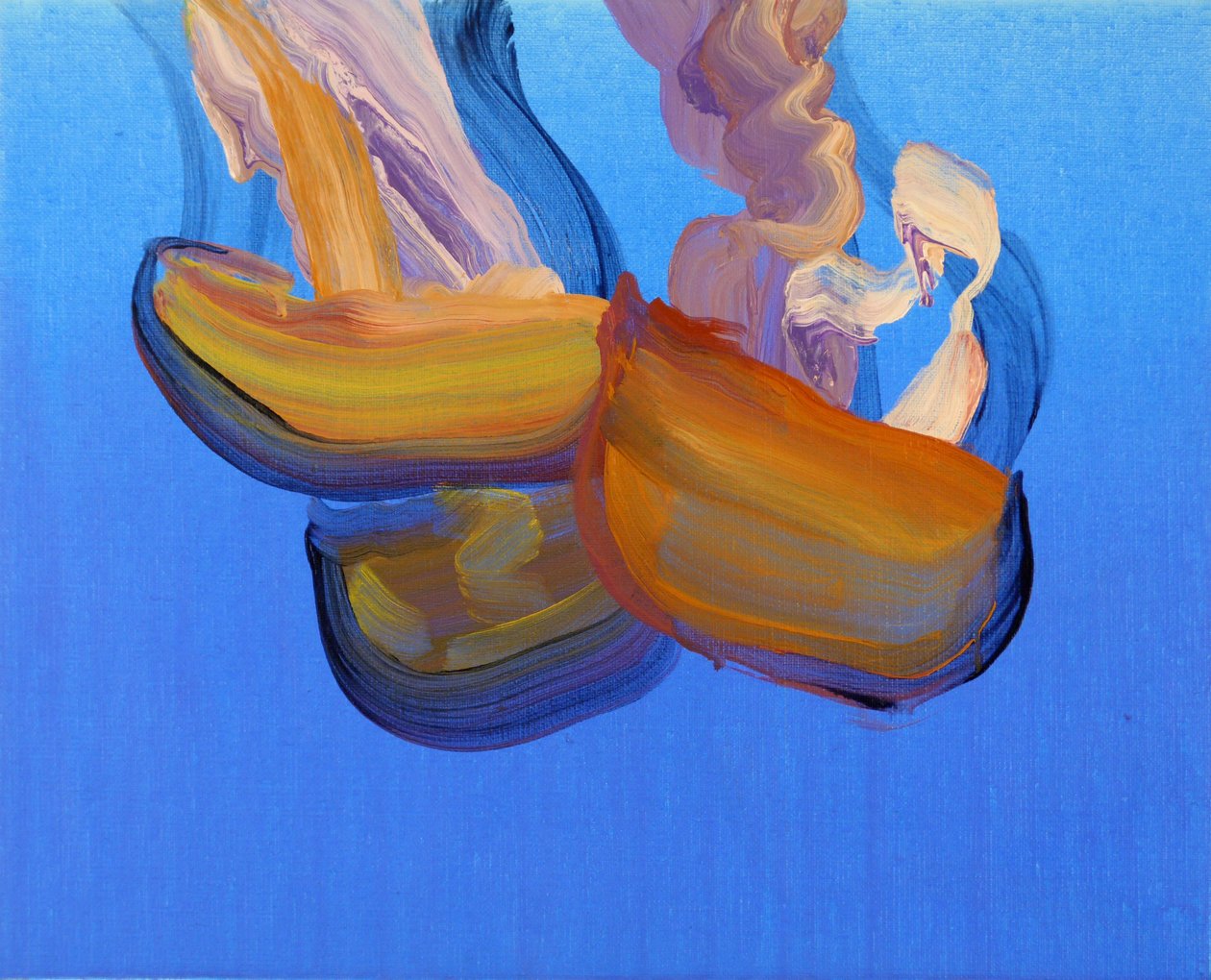 Méduses 6，2013 年（丙烯酸画布） 作者 奥利维尔·莫雷尔（Olivier Morel）