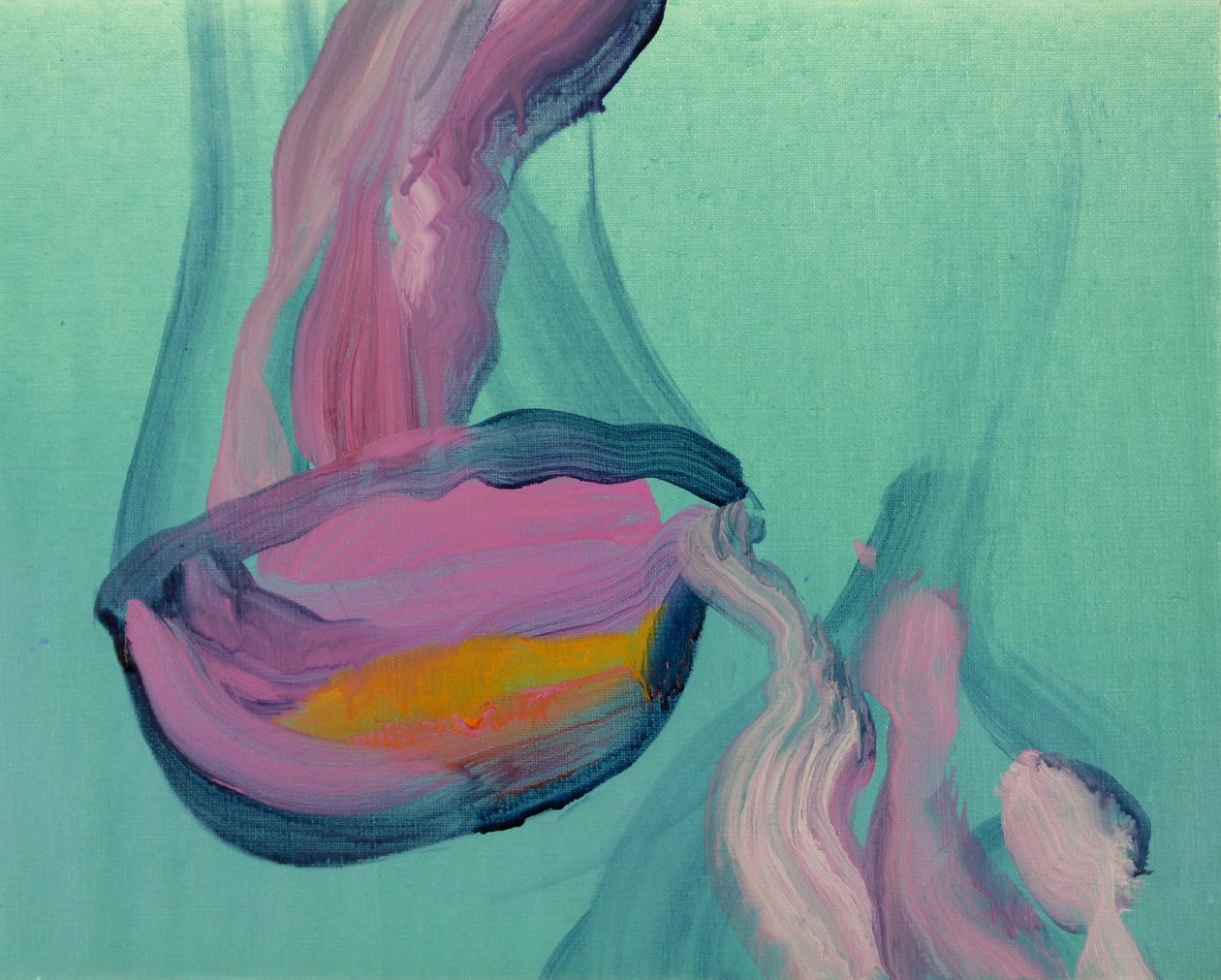 Méduses 8，2013 年（丙烯酸画布） 作者 奥利维尔·莫雷尔（Olivier Morel）