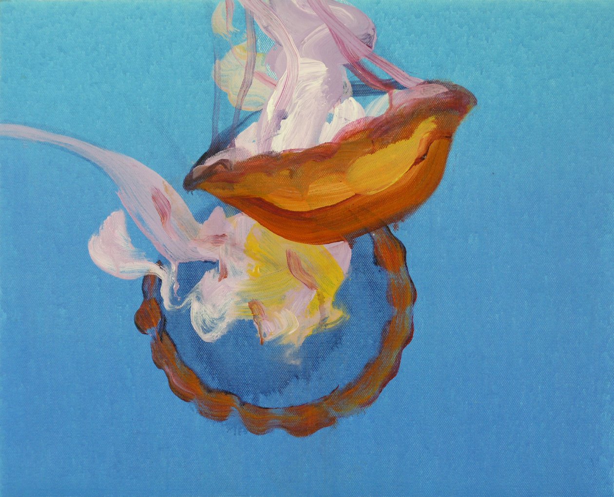 Méduses 9，2013 年（丙烯酸画布） 作者 奥利维尔·莫雷尔（Olivier Morel）