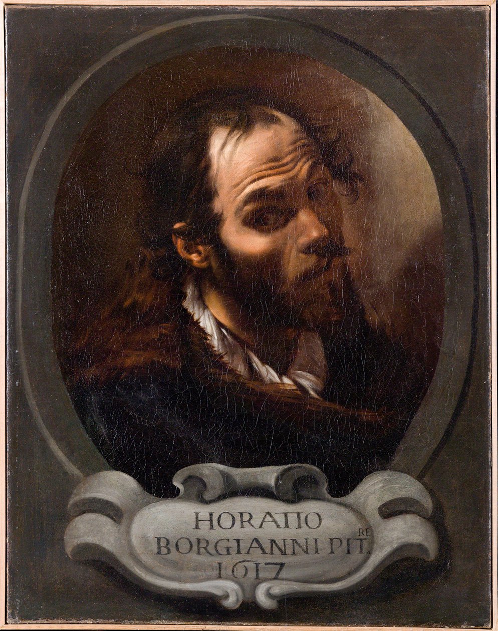 自画像》，1615年。 作者 奥拉齐奥（Orazio Borgianni）