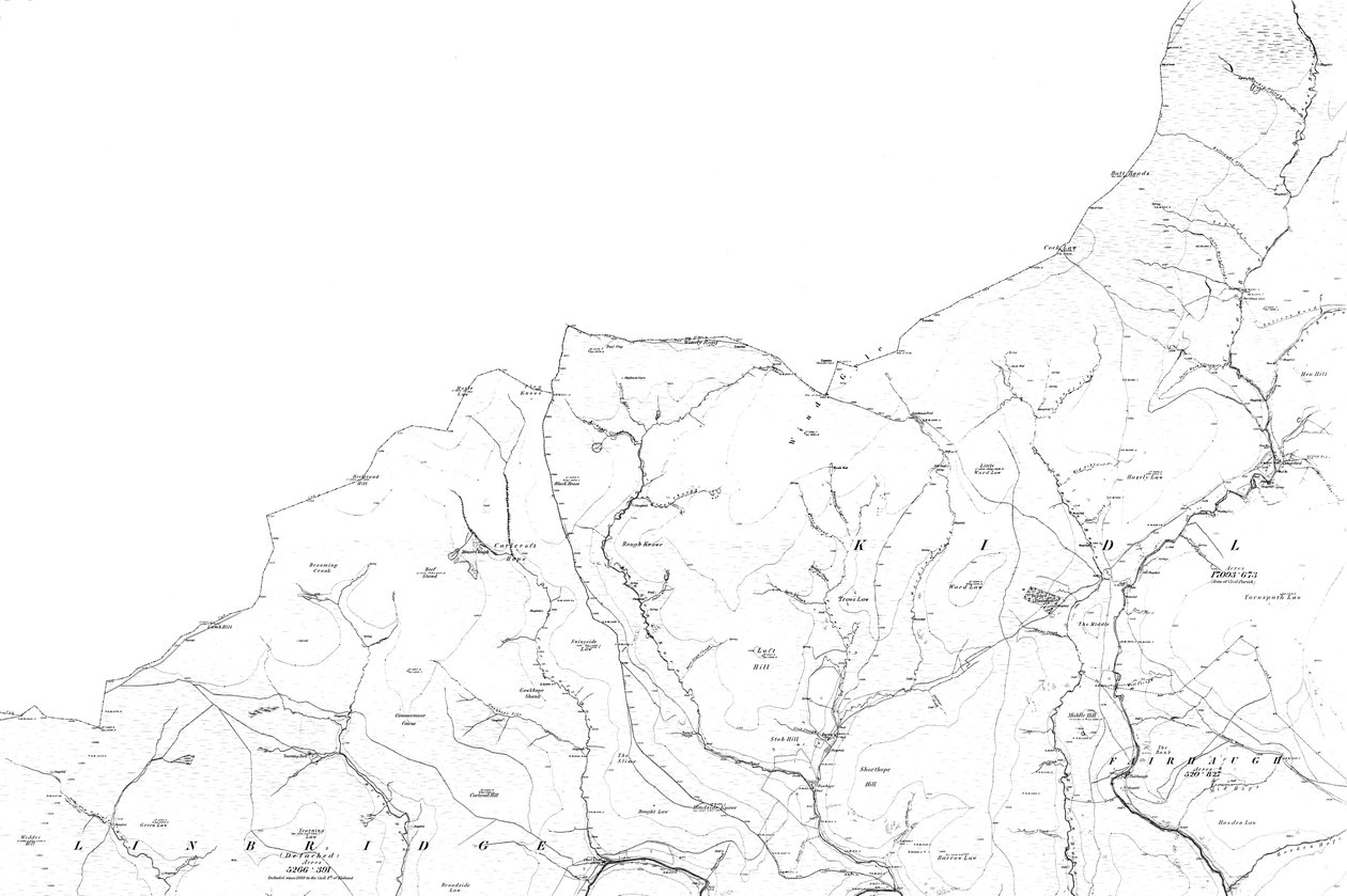 诺森伯兰郡地图 作者 军械调查
